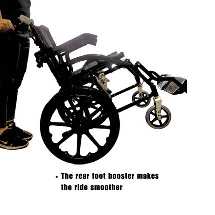 Flip Up Armrest Foldable Wheelchair